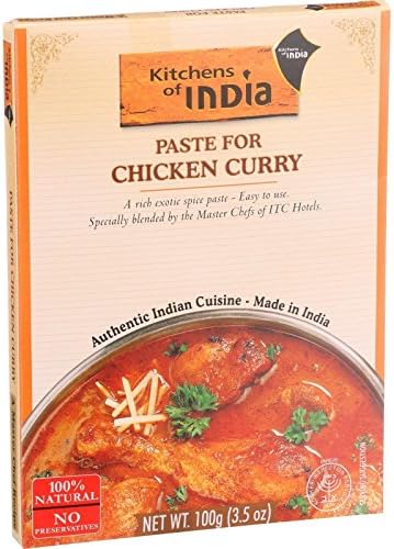 Kitchens of India Chicken Curry Paste, 3.5 Ounce (Pack of 6)