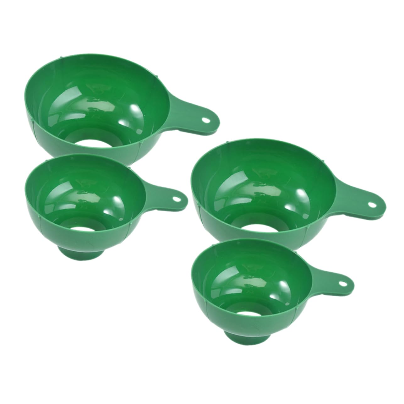 IMIKEYA 16piezas Embudo De Cocina Reutilizable De Plástico Grande Para Llenar Tarros y Frascos Para Mermeladas Salsas y