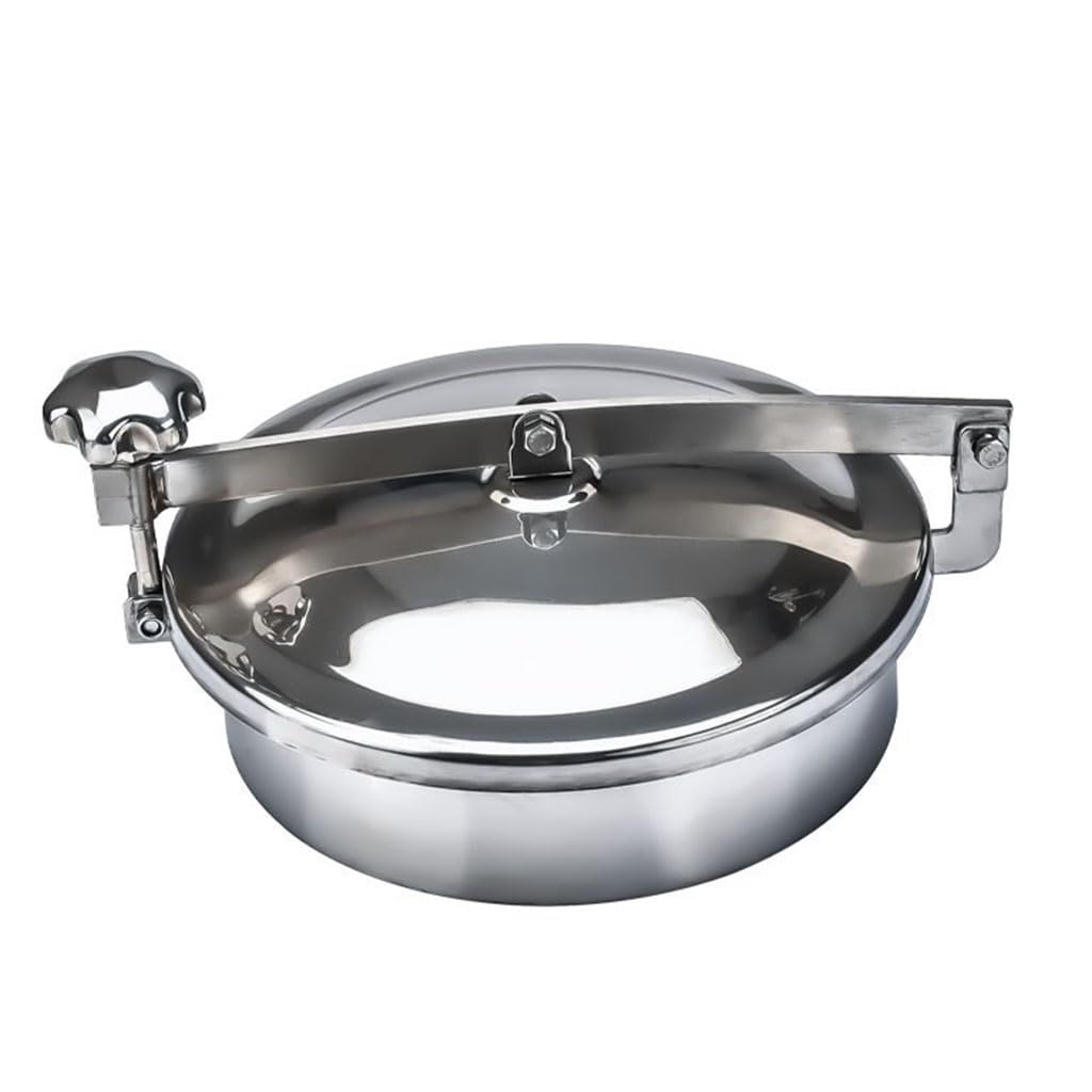 Copertura sanitaria 300mm di pozzetto SS316 - coperchio rotondo di apertura rapida della manway di pressione per applicazioni di 150-500mm, porta di accesso durevole dell'acciaio inossidabile