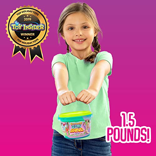 SLIMYSAND Watermelon SLIMYGLOOP Slimy Sand 1.5 lb. Bucket – Pink & Neon Green Scented Bucket for Kids Ages 3+ by SLIMYSAND - Image 5