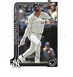 2025 TOPPS #185 JAZZ CHISHOLM JR. NEW YORK YANKEES BASEBALL OFFICIAL TRADING CARD OF MLB