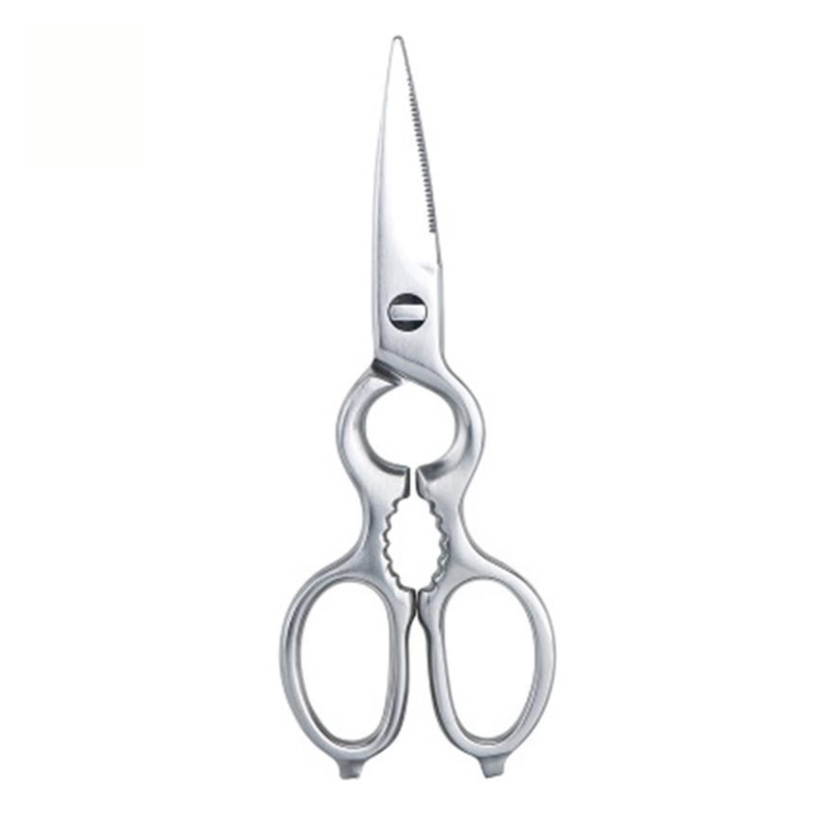 Gthtuhfd Kitchen Scissors Multifunctional Scissors Can Cut Walnut Stainless Steel Chicken Bone Scissors Gourd Scissors Kitchen Scissors
