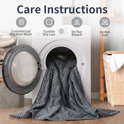 Image of Mr. Sandman Weighted Blanket for Adults, Queen Size 20 lbs, 60 x 80 Inches