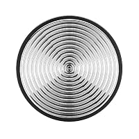 Normcore Kaffee Tamper 58.5mm - Druckregulierender - Barista Stempel mit 15lb / 25lb /30lbs Anpressdruck - Aluminiumgriff Matte (Tamper-Base Ripple, Durchmesser Ø 58,5mm) – Ansicht 3