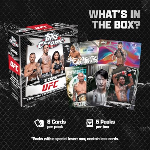 2026 Topps Chrome UFC - Factory Sealed - Mega Box by Topps - Image 9