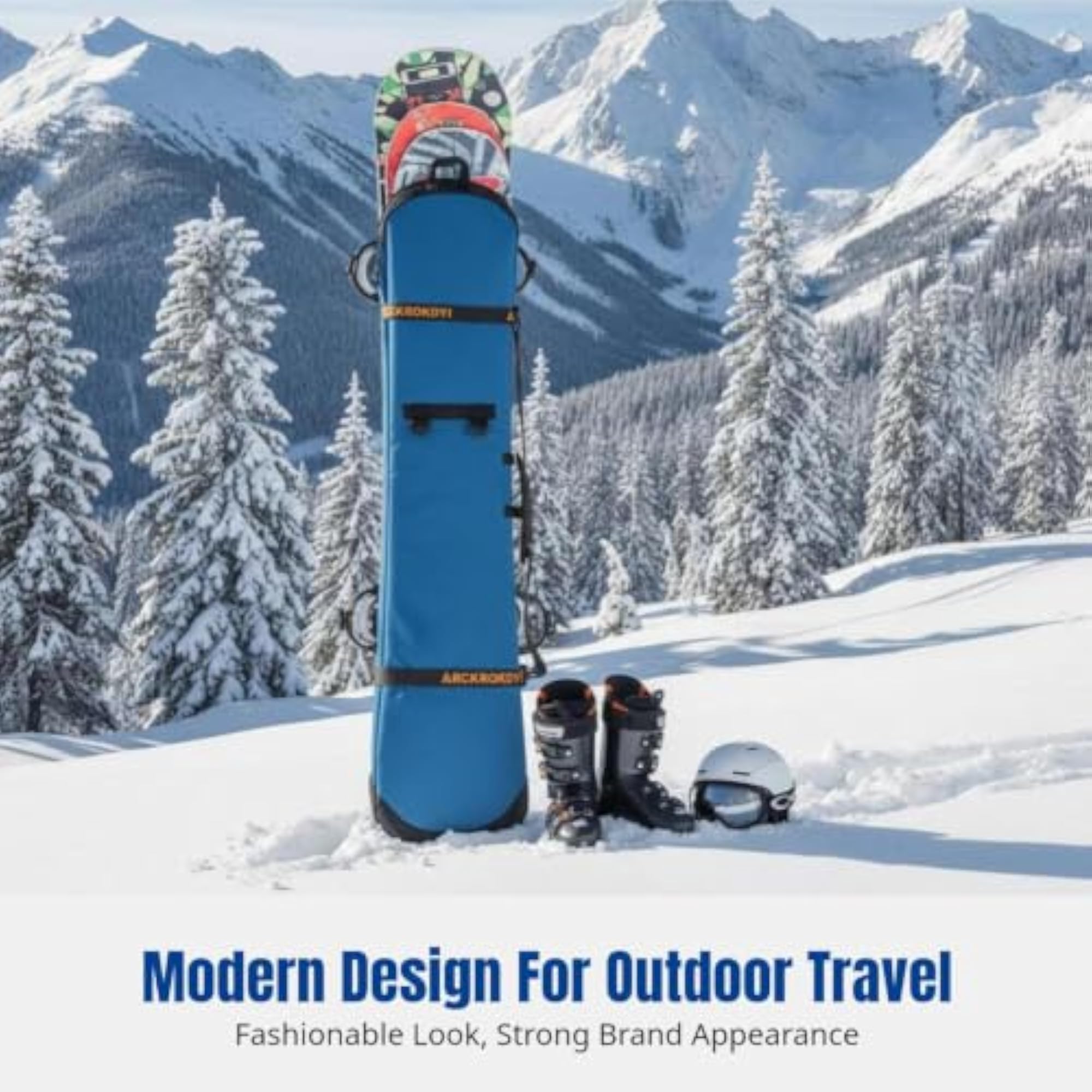 Portable Carry Case Snowboard Bag, Antiabrasion Protection