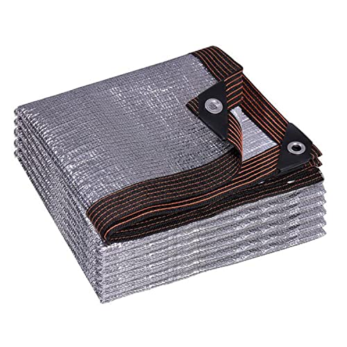 Red reflectante de aluminio resistente a los rayos UV para invernadero y jardín, disponible en tamaños de 1 x 2 m, 2 x 3 m, 3 x 4 m, 3 x 5 m, 4 x 6 m, 6 x 12 m, soluciones de protección solar