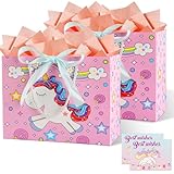 【Raffiné et pratique】Le pochette en papier avec dessin animé allie esthétique et fonctionnalité est orné d'un motif de dessin animé imprimé des deux côtés, rendu avec une grande netteté et des couleurs riches et éclatantes qui rehaussent son attrait. De plus, l'espace intérieur du sac cadeau est suffisamment spacieux pour répondre à vos besoins en matière de cadeaux, sans effort et pratique.