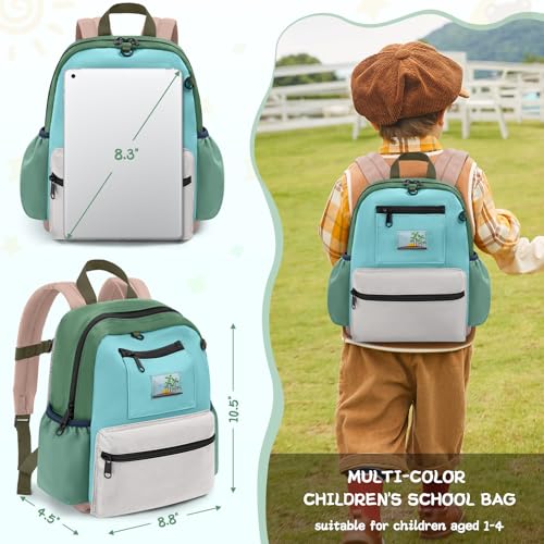 Image of Toddler Backpack for Boys Girls 2-4, Kids Backpack Preschool Kindergarten Daycare Backpacks, 12.2 inch H