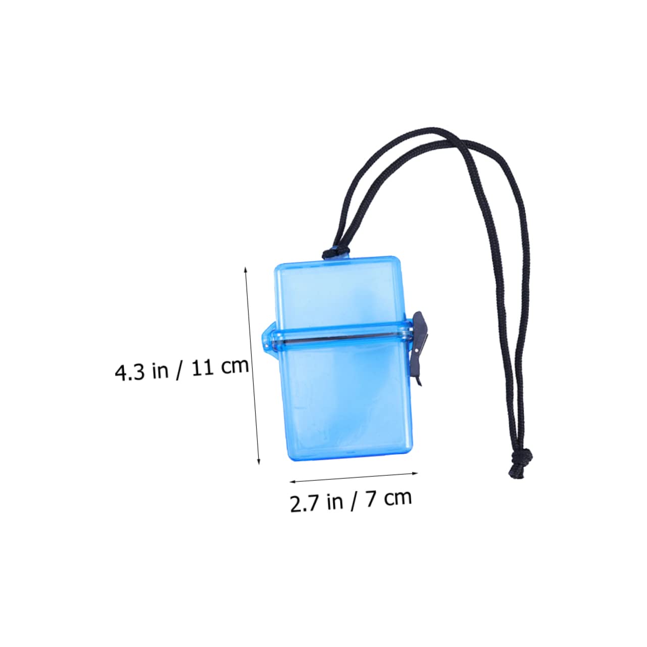balacoo Waterproof Pouch Diving Dry Storage Medicine Cigarette Earbud Survival Compact Box Color