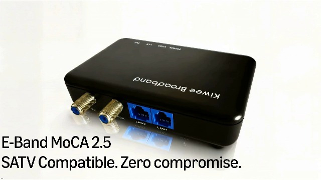 MoCA 2.5 Adapter Kit with 2.5G Ethernet Port and PoE+ 30W for