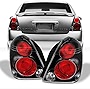 AKKON - For Nissan Altima Sport Black Bezel Tail Lights Rear Brake Lamps Replacement Pair Left + Right Set