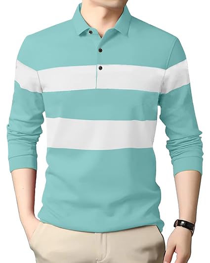 GESPO Polo Full Sleeves T Shirts for Mens