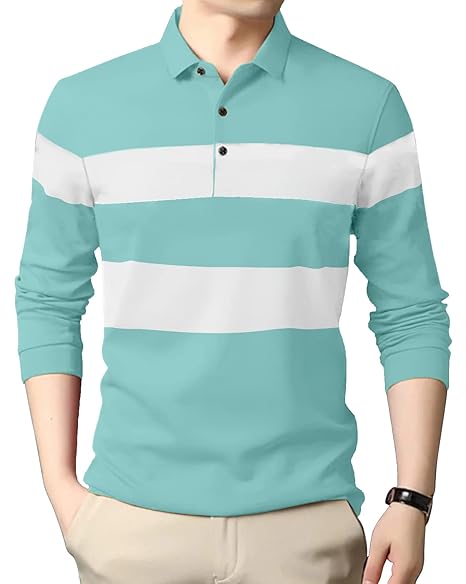 GESPO Polo Full Sleeves T Shirts for Mens