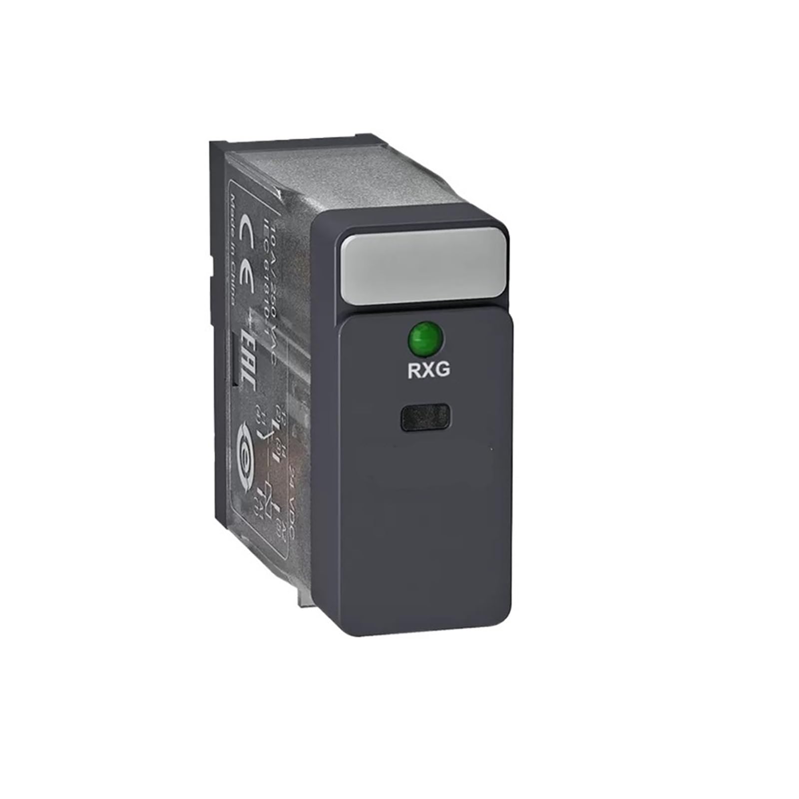 Relé de interfaz RXG23BD Schneider de 24VDC con botón de prueba manual para automatización 4
