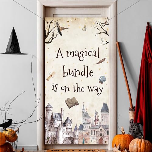 Magical Bundle - Wizard Party Door Banner Birthday Baby Shower Su...