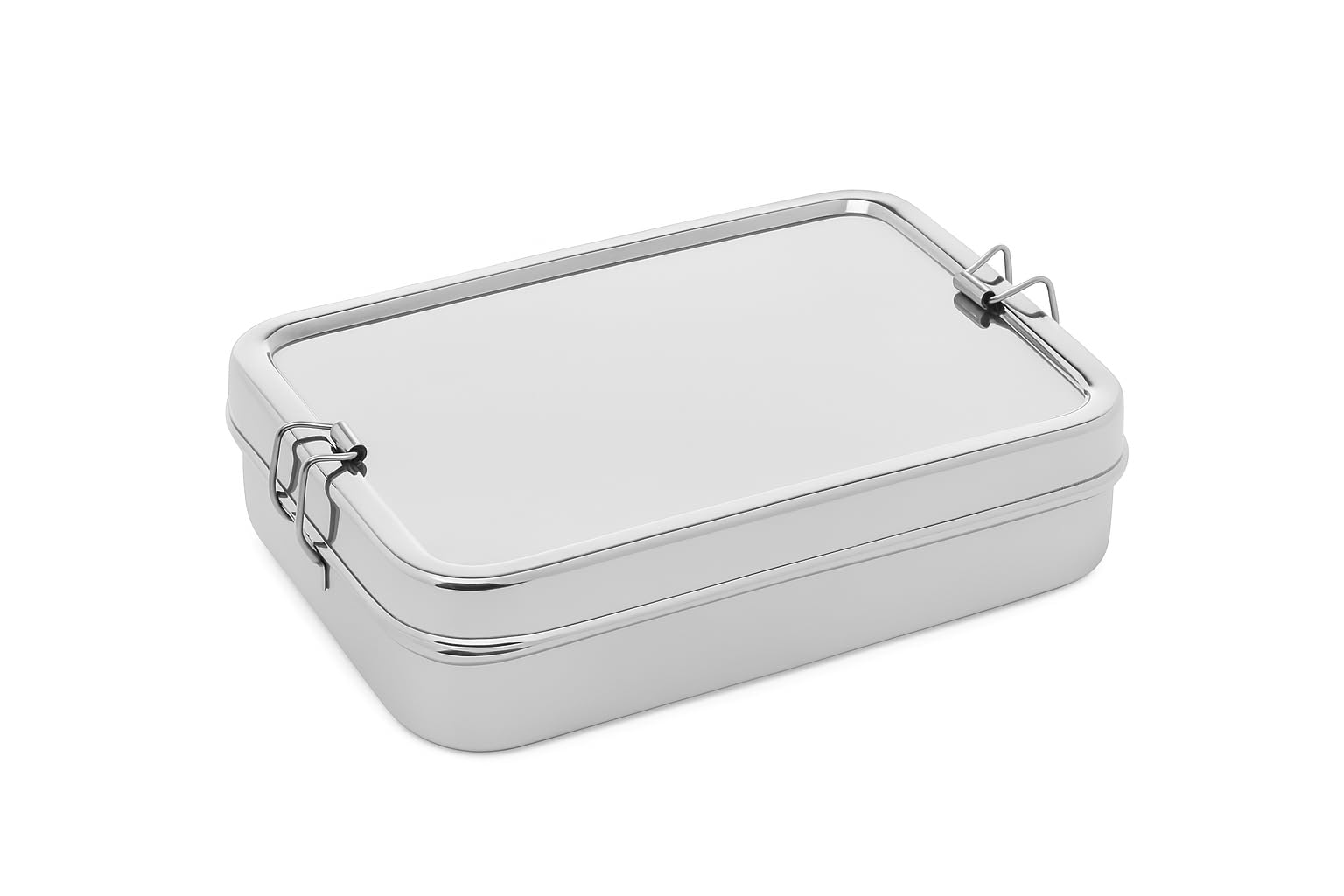- DiBha Stainless Steel Rectangle Shape Large Size Lunch Box/School Lunch Box for Kids/Adults with 1 Snack Box (800 ml)