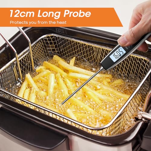 DOQAUS Fleischthermometer Grillthermometer Bratenthermometer Küchenthermometer Digital Thermometer mit 3s Sofortiges Auslesen für Küche, Kochen, Grill, BBQ – Bild 4