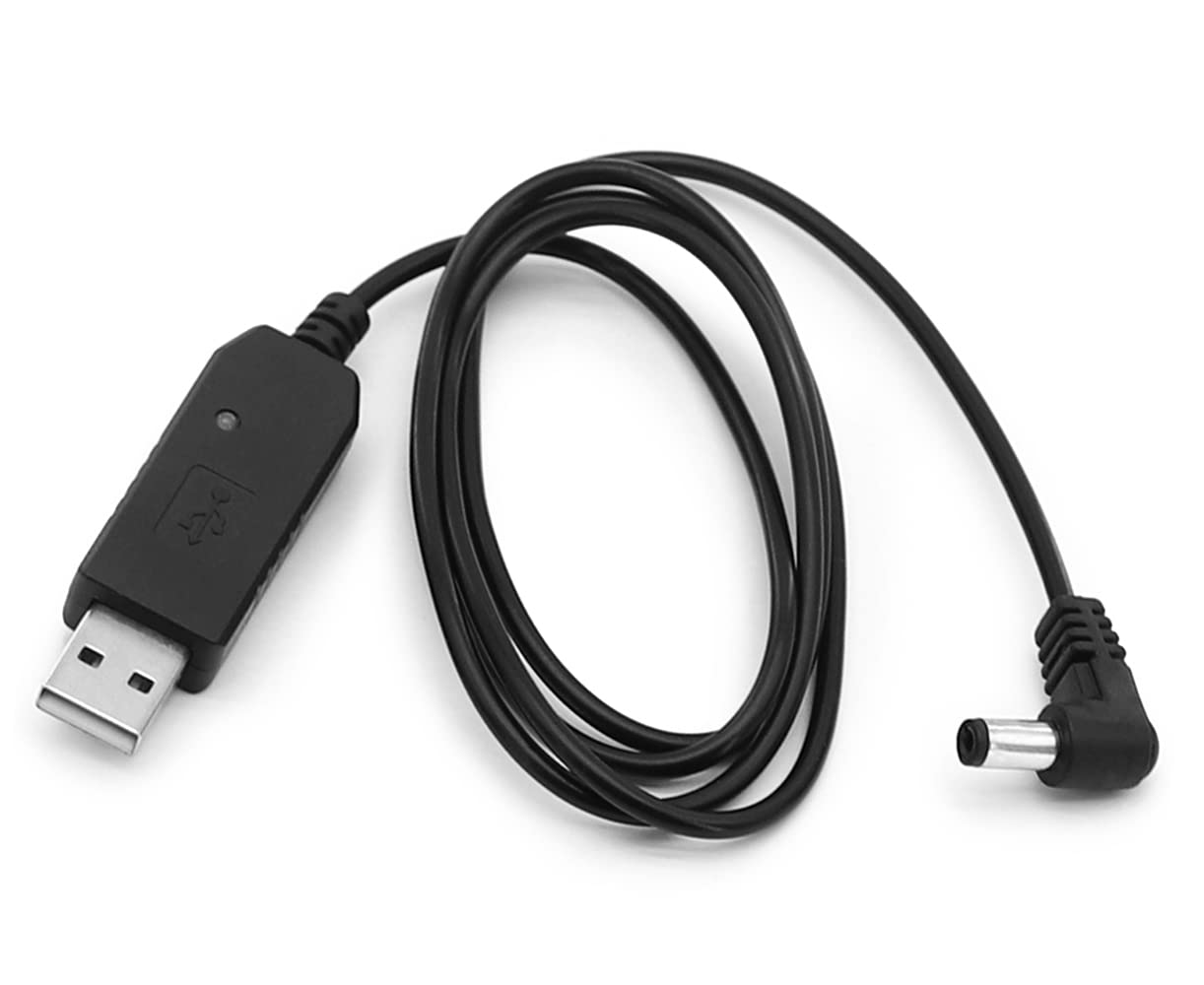Base Caricabatterie da Scrivania per Baofeng Radio BF-F8HP UV-5R con Adattatore USB