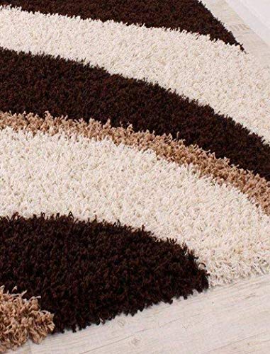 Image of Modern Designer Polyester Shaggy Soft Rug Carpet for Bedroom, Living Room, Kitchen, Hall etc. (Multi Colore, 2x6 feet)