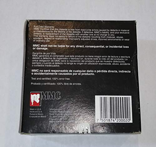 Mmc 3.5" Floppy Diskettes Hd Made In Usa (Discounted By Manufacturer) #TOP1