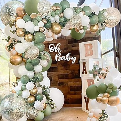 Balloon Arch Kit 139pcs Balloon Garland Kit Latex balloons (Olive Green) Cover