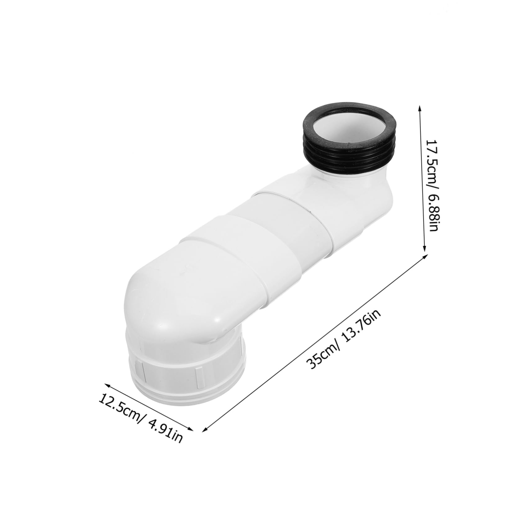2 Set Completo Adattatore per Kit per Estensione Flangia Wc per Installazione Facile e Veloce Resistente All Usura e Antiruggine per Residenziali e Commerciali