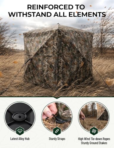Image of TIDEWE Hunting Ground Blind, See Through