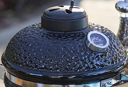 Dracarys Charcoal Kamado Cast Aluminum Top Vent Chimney For Vision Grills Classic B Series 18 Inch Pit Boss 71220, 71240 #TOP5