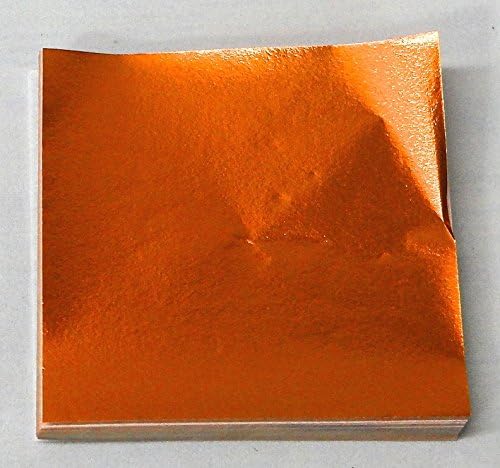 6" X 6" Orange Confectionery Foil Wrappers Candy Wrappers Candy Making Supplies