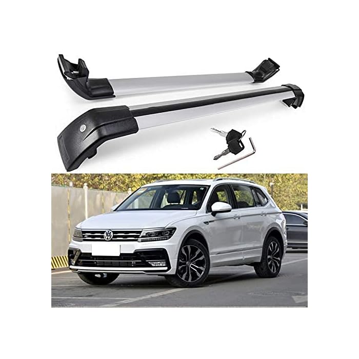 Buy TUNTROL Aluminum Roof Rack Crossbars Compatible with VW Tiguan 2018