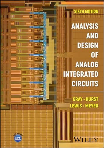 Analysis and Design of Analog Integrated Circuits | Amazon.com.br