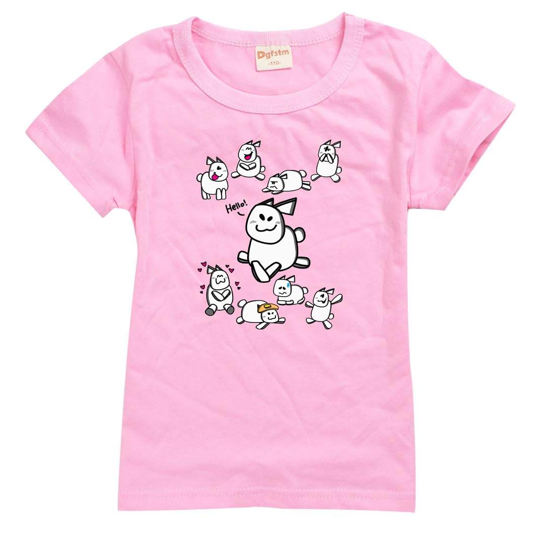 Hzsyc Boys Pink Forsaken Gubby T-Shirts Kids Funny Cute Rabbit Gubby Pullover Shirt (,9-10Years)