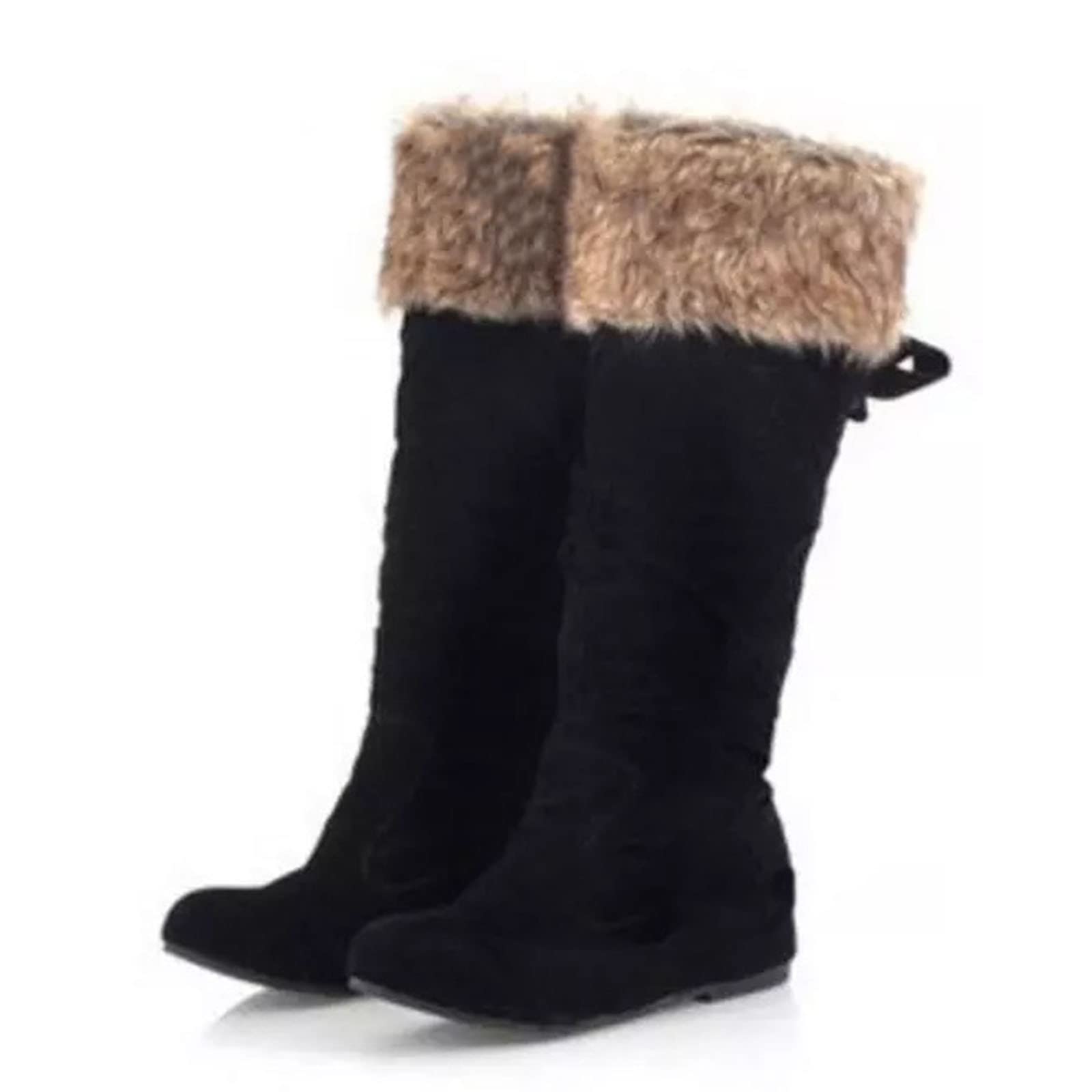 Stivali Texani Donna Estivi Comfort Pelle Antiscivolo per Laterale E Lacci con Motivo Stampato metà Polpaccio Stivali Texani Generisch Stivaletti da Motivo Stampato a Invernali Scarpe da