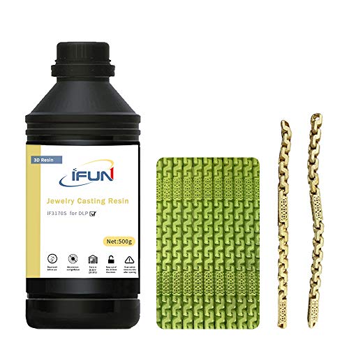 IFUN 3D Resin Jewelry Casting for 405nm DLP 3D Printer JewelCast Lost Wax