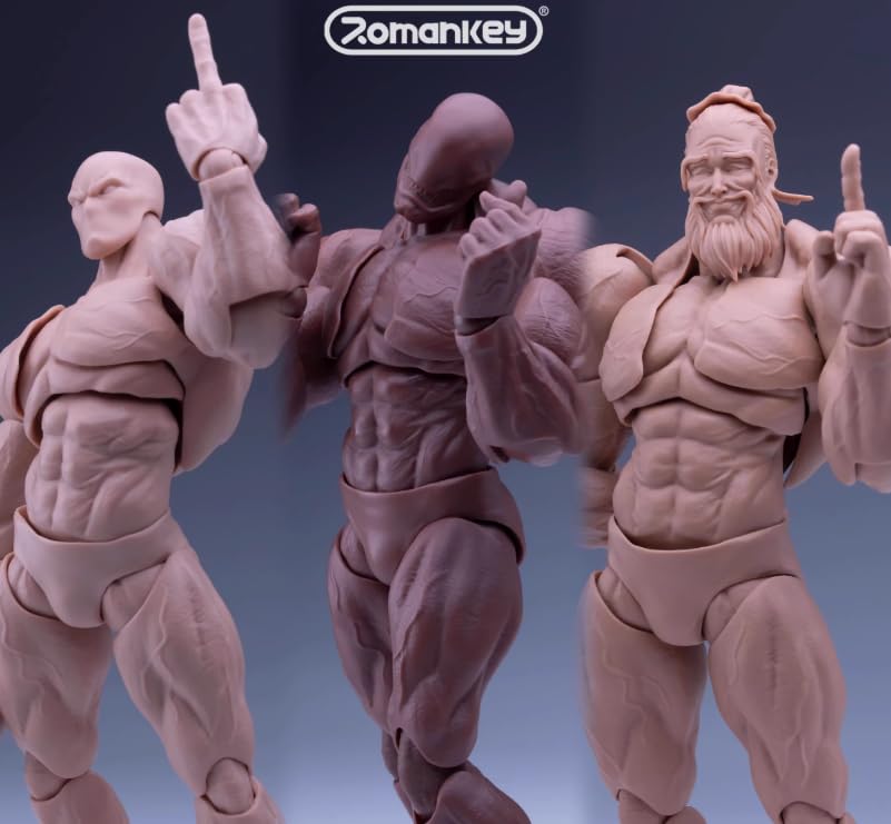 Amazon.co.jp: [AC] Romankey 1/12 男性 デッカ物 BIG GUY 可動