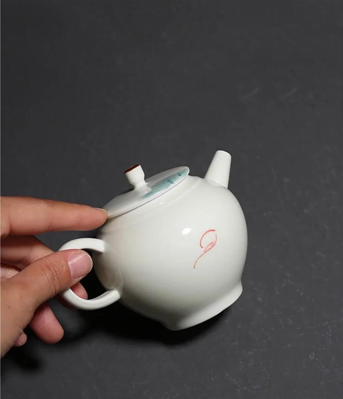 Czajnik, zestawy do herbaty podróżnej, zestaw do herbaty popołudniowej z czajniczkiem, chiński zestaw do herbaty Kung Fu, pigmentowana ceramika, porcelana, malowany ręcznie czajniczek w kształcie lo