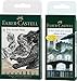 Produktbild Faber-Castell 167158 - Tuschestift Pitt Artist Pen, Farbe 199, schwarz, XXS, S, F, M, B, C, 1.5, Fude hard, 8er Etui + Shades of grey - 6er Packung