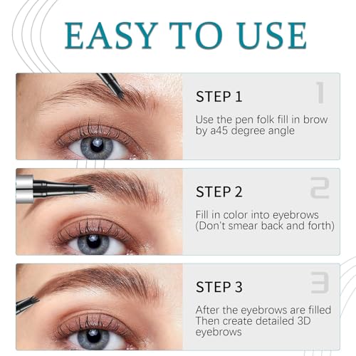 Cotonetes Eyebrow Pen - Waterproof Microblading Eyebrow Pencil thumb #5