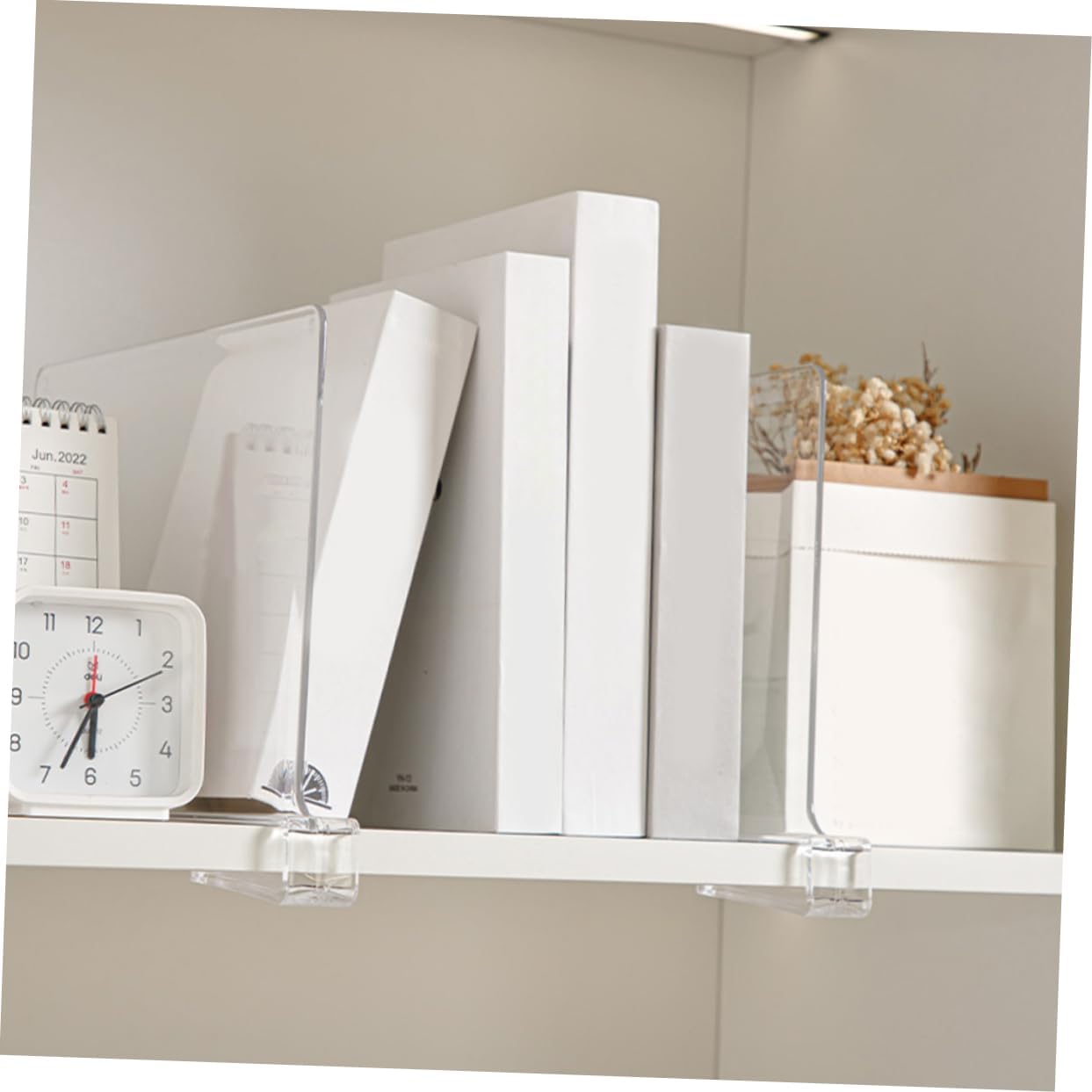 6pcs Shelf Dividers for Closets Storage Organizers Closet Organizers Shelf Separator Clothing Divider Home Storage