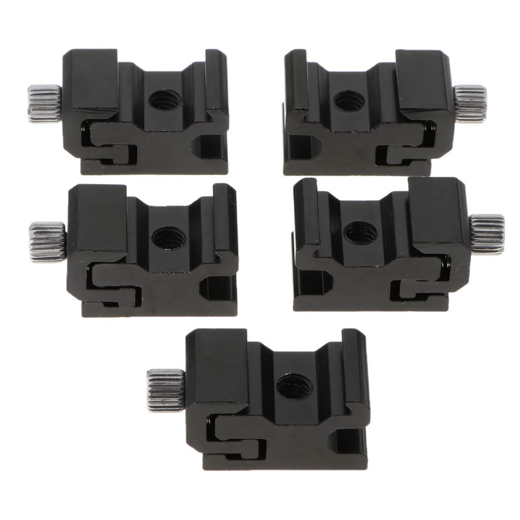 SHOPEE Universal Camera Hot Shoe Flash Stand Adapter with 1/4"- 20 Tripod Screw (Pack of 5)-image-41