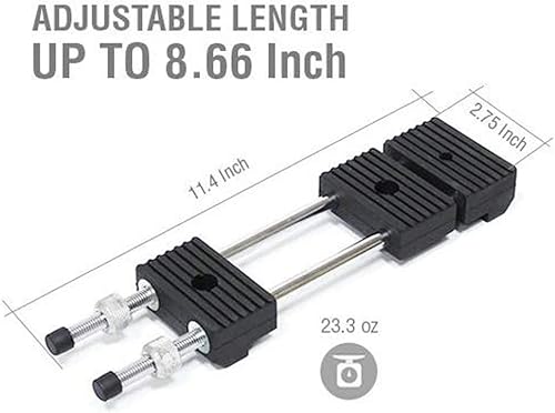 Miniatura 5 de Comfecto Soporte para piedra de afilar, ajustable de 5-1/2 pulgadas a 9 pulgadas, puente para fregadero con material de goma antideslizante para