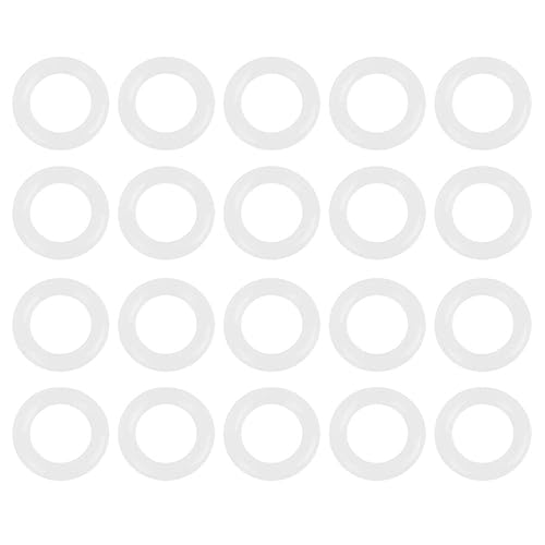 X AUTOHAUX Juntas tóricas de silicona, 0.709 in OD 0.433 in ID 0.138 in Ancho VMQ Junta de sello para válvulas de compresor reparación de tuberías,