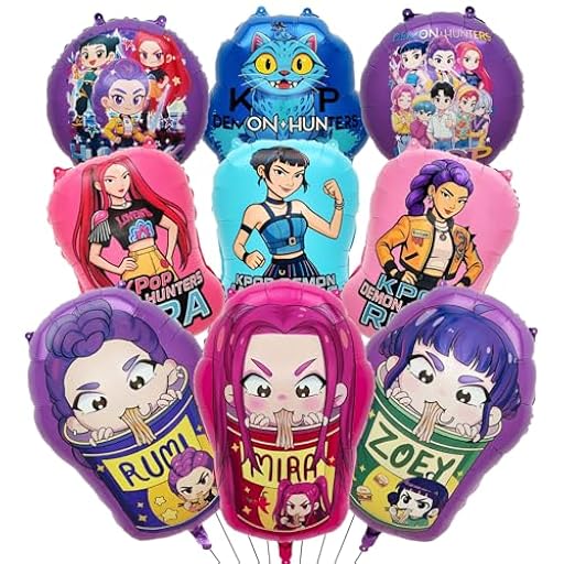 9 Decoraciones para Cumpleaños Infantiles, Globos de Aluminio para Niños y Niñas | Ya disponible en tu tienda friki favorita! En mundofriki.es!