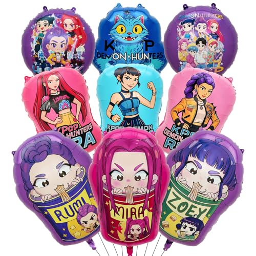 9 Decoraciones Para Cumpleaños Infantiles, Globos De Aluminio Para Niños Y Niñas