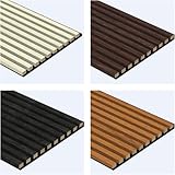 Premium Acoustic Wood Slat Wall Panels – Noise-Reducing Sound Absorption Panels for Home Theater, Studio & Office | Modern Decorative Slat Walling for Echo Control | Eco-Friendly & Easy to Install