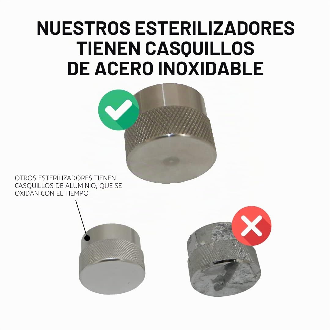 Bellerofonte Sistema de desinfección agua UV 6 watt lampara ultra violeta 2+2 pin esterilización de 2 litros de agua por minuto