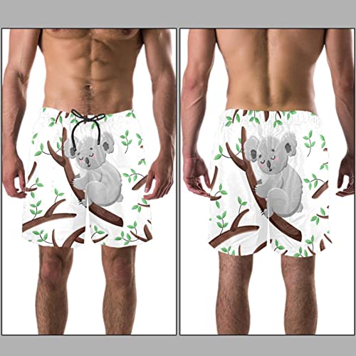 Short de plage à séchage rapide JDEZ maillot koala homme
