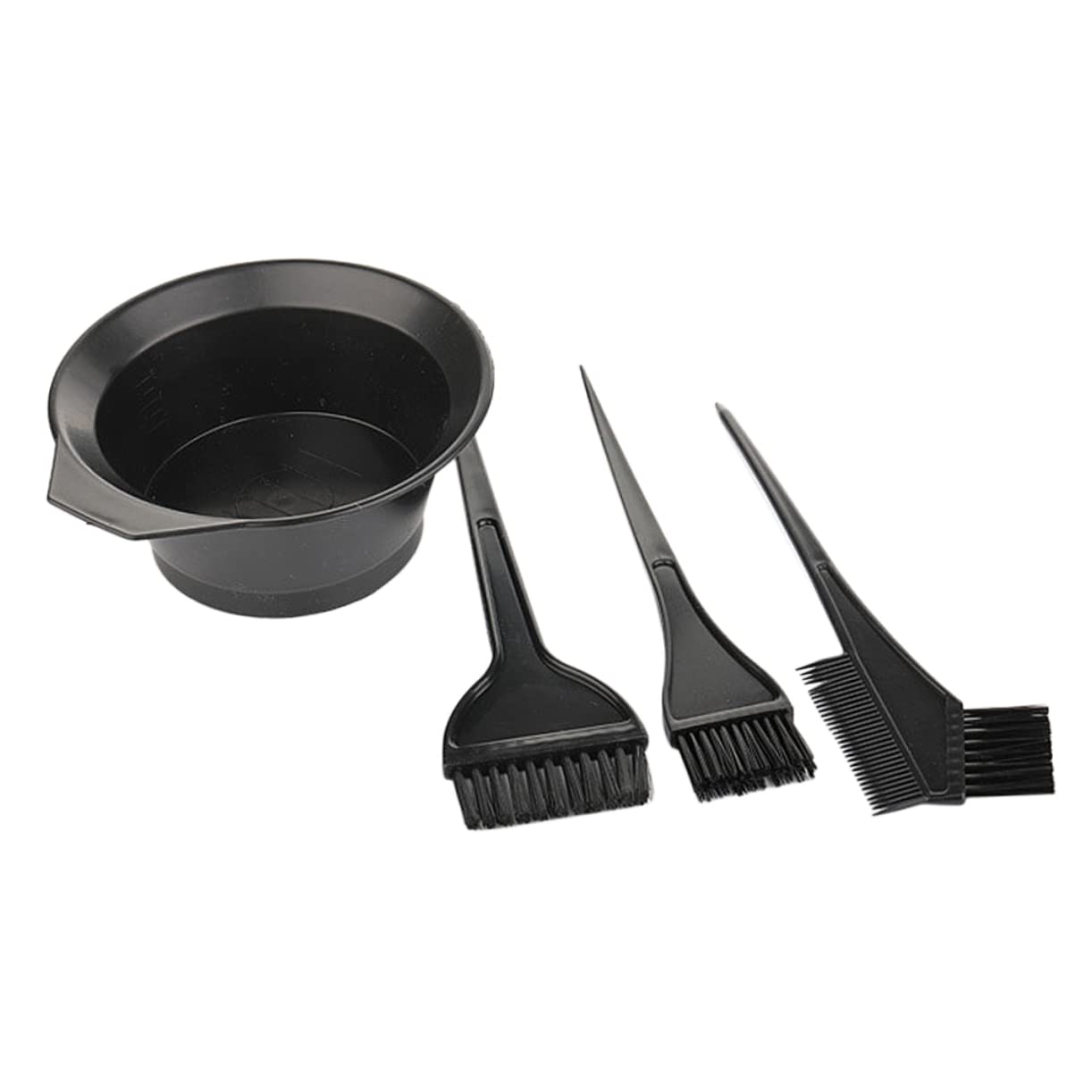 HONMEET 4 Set Professional Hair Dye Tool Kit Baked Oil Comb Set Hair Coloring Bowl Comb Easy to Use for Home or