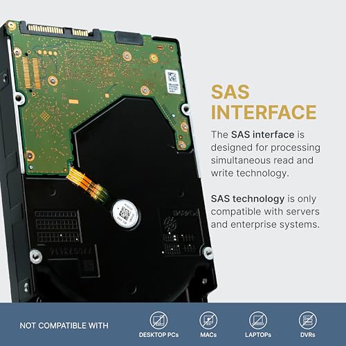 Image of SEAGATE - Business Critical EXOS X18 SAS 18TB 3.5 inch SAS Helium 512E /4K 7200RPM Solid State Drive